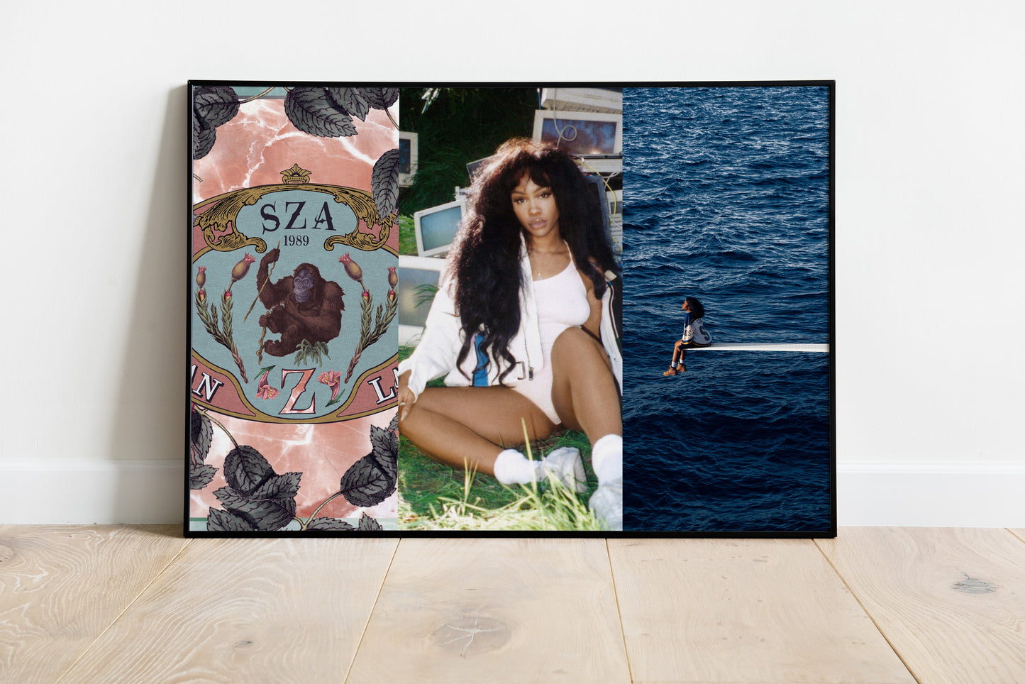 SZA Album Collage Poster